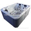 3 persons acrylic whirlpool outdoor small freestanding bathtub